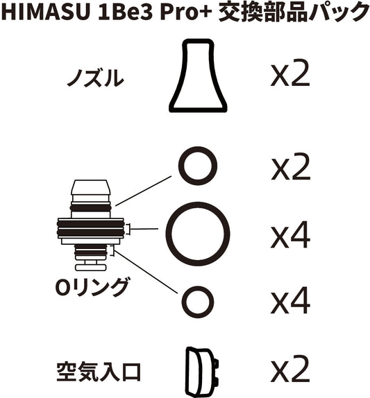 HIMASU 1Be3 Pro+ 交換部品パック